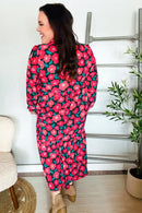 Look Adorable Ribbon Bow Tie Babydoll Tiered Maxi Dress (Open Pack)