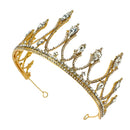 Crystal Tiara Crown CR1030-18 (3PC)
