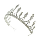 Crystal Tiara Crown CR1030-18 (3PC)