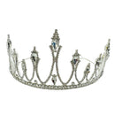 Crystal Tiara Crown CR1030-18 (3PC)