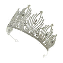 Crystal Tiara Crown CR1030-16 (3pc)