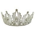 Crystal Tiara Crown CR1030-16 (3pc)