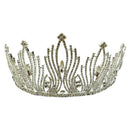 Crystal Tiara Crown CR1030-16 (3pc)