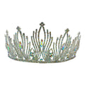 Crystal Tiara Crown CR1030-16 (3pc)