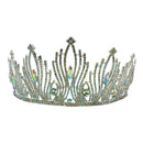 Crystal Tiara Crown CR1030-16 (3pc)