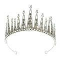 Crystal Tiara Crown CR1030-17 (3PC)