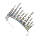Crystal Tiara Crown CR1030-17 (3PC)