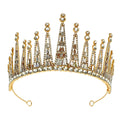 Crystal Tiara Crown CR1030-17 (3PC)