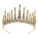 Crystal Tiara Crown CR1030-17 (3PC)
