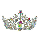 Crystal Tiara Crown CR1030-34 (3PC)