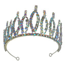 Crystal Tiara Crown CR1030-30 (3PC)