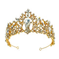 Crystal Tiara Crown CR1030-34 (3PC)