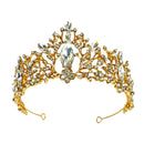 Crystal Tiara Crown CR1030-34 (3PC)