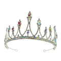 Crystal Tiara Crown CR1030-18 (3PC)