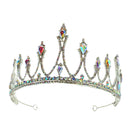 Crystal Tiara Crown CR1030-18 (3PC)