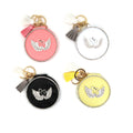 Rhinestone Swan Tassle Mirror Key Chain KC3222-4 (6PC)