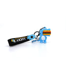 Funny Cartoon Burger Dino Key Chain KC913-25 (12PC)