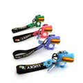 Funny Cartoon Burger Dino Key Chain KC913-25 (12PC)