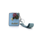 Flower Decor Good Luck Mirror Key Chain KC3222-34 (12PC)