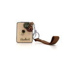 Flower Decor Good Luck Mirror Key Chain KC3222-34 (12PC)