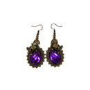 Color Stone Skull Earring ER2826-78 (12PC)