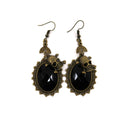 Color Stone Skull Earring ER2826-78 (12PC)
