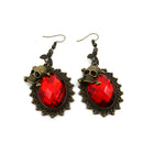 Color Stone Skull Earring ER2826-78 (12PC)