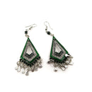 Color Stone Rhombus Earring ER904-24 (12PC)