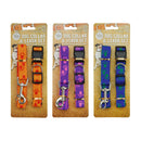 Bonita Pet Leash and Collar Set, Paw Print, Assorted  Colors, 66"