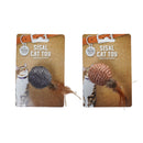 Bonita Pet Sisal with Feather Cat Toy - 2 Asst