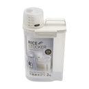 Rice Stocker Container Bin ? Clear Plastic with Pour Spout