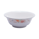 Melamine Floris "K" Noodle Bowl 7" ? Smooth Edge Floral Design