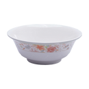 Melamine Floris "K" Noodle Bowl 8" ? Smooth Edge Floral Design
