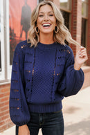Blue Skies Crochet Pullover (Open Pack)