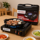 Portable Butane Gas Stove ? Compact, 227g Cartridge Compatible (KDSTV-001)