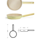 IH Ceramic Frying Pan 24cm Lemon Meringue (KG963298)
