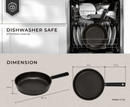 IH Kyndell Titanium Diamond Frying Pan 11" ? Nonstick, Induction-Ready