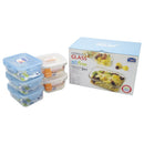 Glass & Bisfree Food Storage 5-Piece Gift Set ? BPA-Free Airtight Containers