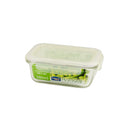 LocknLock Boroseal II Glass Euro Rectangular 12.8oz ? Oven-Safe, Airtight Storage