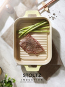 IH Steam Grill Pan 30cm Lemon Meringue (KP963335)