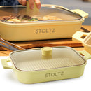 IH Steam Grill Pan 30cm Lemon Meringue (KP963335)