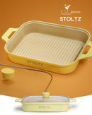 IH Steam Grill Pan 30cm Lemon Meringue (KP963335)