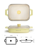 IH Steam Grill Pan 30cm Lemon Meringue (KP963335)