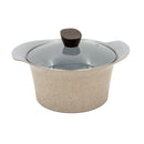 Ecook IH Ceramic Coating Stock Pot Beige