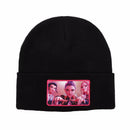 KPop Demon Hunters Huntrix Black Cuff Knit Beanie