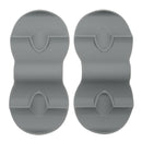 CLEAR Silicone Pot Holder Grey/Pink (KT000486)