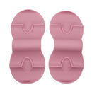 CLEAR Silicone Pot Holder Grey/Pink (KT000486)