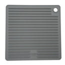 CLEAR Silicone Trivet Pot Mat Square Grey/Pink (KT000592)