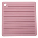 CLEAR Silicone Trivet Pot Mat Square Grey/Pink (KT000592)