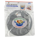 CLEAR Silicone Trivet Pot Mat Round Grey/Pink (KT000622)